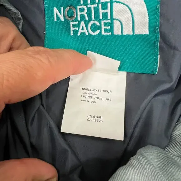 The North Face Rain Pants Mens M Medium Grey Nylon Waterproof Lined Snow *READ - Picture 6 of 15